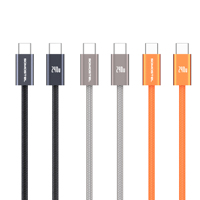 Kabel Data USB Type C SOMOSTEL SMS-BY01 Power Bank Aluminium Alloy 1.2m 240W Pengisian Cepat untuk Samsung Kabel Tipo C Carga Rapida