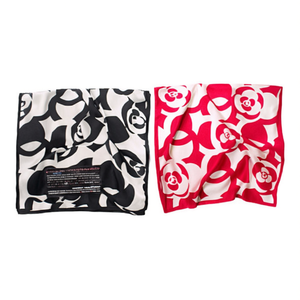 Pañuelo Cuadrado Floral Mini de 70x70cm, 38g, Pañuelo de Seda para Mujer, Accesorio de Moda - Product Image 2