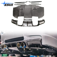 Diffuseur de pare-chocs arrière en fibre de carbone style V E92 E93 M3, kit carrosserie pour BMW M3 E92 E93 2009-2013