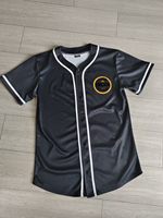 Maillots de baseball pour hommes et jeunes, coupe classique, col en V, impression personnalisée avec estampage à chaud doré, style dessin animé, maillot d'équipe personnalisé