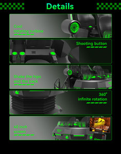 <span class=keywords><strong>VR</strong></span> Star Space Play Station เครื่องจำลองยานอวกาศ5เครื่องจำลอง9D เสมือนจริงเครื่องจำลองมายากล4ที่นั่ง360 UFO <span class=keywords><strong>VR</strong></span> - Product Image 4