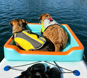 Plataforma Flotante Inflable Ligera para Mascotas, Plataforma de Agua Segura para Perros, para Tabla de Paddle, <span class=keywords><strong>Kayak</strong></span>, Bote, Lago, Natación - Product Image 4