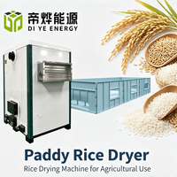 Séchoir à air chaud à lit plat haute efficacité, alimenté au charbon, pour céréales agricoles et riz paddy