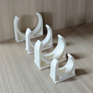 Soporte de <span class=keywords><strong>Tubería</strong></span> de <span class=keywords><strong>PVC</strong></span> Rígido de 3/4'' con Dos Orificios, Color Gris, <span class=keywords><strong>Accesorios</strong></span> de Conexión de Alta Resistencia - Product Image 6