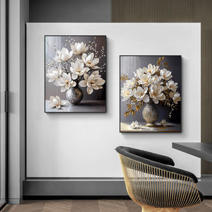 Peintures murales romantiques et colorées en gros pour salon, décorations de luxe pour <span class=keywords><strong>la</strong></span> maison, peintures en porcelaine cristalline - Product Image 2