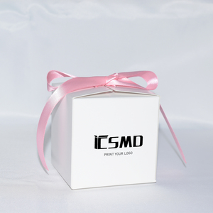 7cm Kẹo hộp giấy chúng tôi có thể in logo cá nhân của bạn trên bao bì này tùy chỉnh các tông trắng ủng hộ container cho đám cưới - Product Image 1