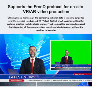 Caméra PTZ IP 4K60 PoE HDM1 3G-SDI sans DDP pour salles de conférence réunions d'église autres vidéos NDI HX3 UHD NDI diffusion IP - Product Image 6