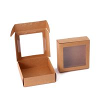 Cartons d'avion biodégradables en carton ondulé personnalisés avec fenêtre, boîtes cadeaux d'anniversaire exquises pour divers emballages