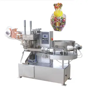 spherical lollipop wrapping machine candy bag twisting plastic bag packing machine