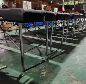 Tempat Tidur Terapi Pijat Lipat Multifungsi - 3 Segmen yang Dapat Disesuaikan untuk Punggung/Kaki, Fungsi Pemanas & Disetujui CE, Ideal untuk Klinik - Product Image 6