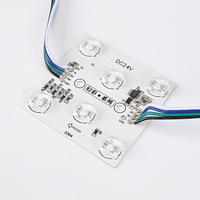 Module de plafond LED diffuseur à réflexion, 24V, avec reprise de la connexion après coupure de courant, pour caisson lumineux publicitaire, film souple, bloc coloré LRGB