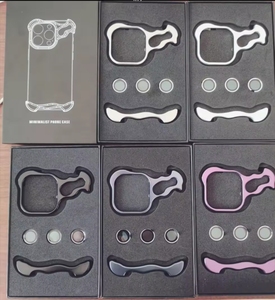 Custodia per telefono cellulare in metallo con telaio in lega di alluminio per <span class=keywords><strong>iPhone</strong></span> 12 <span class=keywords><strong>13</strong></span> 14 15 16 <span class=keywords><strong>Pro</strong></span> Max Four Corner <span class=keywords><strong>protezione</strong></span> posteriore - Product Image 6