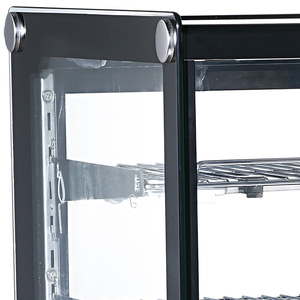 Vetrina per torte da appoggio a temperatura singola commerciale frigorifero ETL CE certificata barre di cibi freddi refrigeratore di vetro forno - Product Image 4