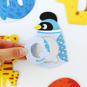 Puzzles magnétiques pour enfants Montessori Toys Animal Alphabet Numbers Matching Toys Puzzles Book for Toddlers Travel Preschool Gifts - Product Image 2