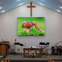 Layar Video LED Gereja P3 3mm HD Tetap Permanen dengan HDR10+ Garansi 2 Tahun Warna Penuh