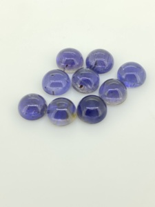 100% Natural Lolita Sunstone piedras preciosas de alta calidad cabujón redondo tablero de cuadros corte suelto azul Lolita piedra preciosa para la fabricación de joyas - Product Image 5