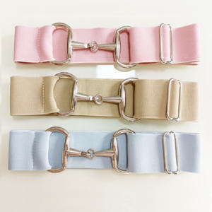 Grabado de Logo Gratis Listo para Enviar 200 Colores Cinturón Elástico Ecuestre de 2 Pulgadas 5 cm de Ancho Ajustable Equipo de Equitación - Product Image 4