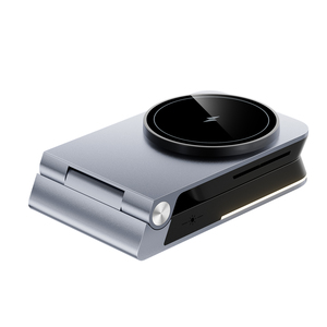 <span class=keywords><strong>Chargeur</strong></span> sans fil pliable en aluminium Qi2 3-en-1 avec station de charge magnétique et lumière, pour iPhone 17, <span class=keywords><strong>Apple</strong></span> <span class=keywords><strong>Watch</strong></span>, AirPods - Product Image 5