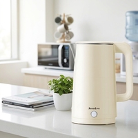 Nouvelle Arrivée 2026 – Bouilloire Électrique Portable 2,3 L 1500 W en Plastique pour Maison, Cuisine, Voiture et Extérieur