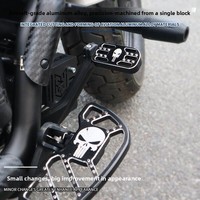 Pour modèles Benda Chinchilla 450/300/500/250, pièces modifiées Gris Pierre et Noir Flag, pédale de frein arrière agrandie