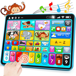 Tablette d'apprentissage trilingue pour les tout-petits 1-3 nouvelle version jouet éducatif avec sons et orthophonie cadeaux de développement précoce - Product Image 2