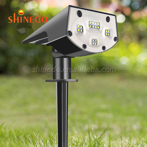 Nueva llegada Led Solar a prueba de agua al aire libre de pared ajustable foco de luz para jardín lámpara de césped - Product Image 3