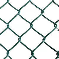 Clôture de sécurité pour terrain de basket-ball |   Filet de protection extérieur en treillis galvanisé pour sports, vert foncé/bleu marine/noir, système Easy Glide