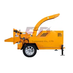 Máquina trituradora de madeira para resíduos de toras de galhos de árvores, motor diesel de 25 HP, máquina trituradora de madeira em promoção