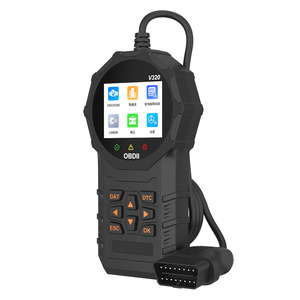 เครื่องมือวินิจฉัยรถยนต์ V320 OBD2 หน้าจอ LCD 195 มม. เครื่องอ่านโค้ด ตรวจจับข้อบกพร่องของเครื่องยนต์ เครื่องทดสอบแบตเตอรี่ - Product Image 3