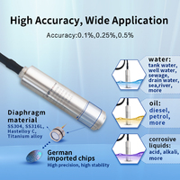 WTsensor Réservoir Niveau D'eau En Acier Inoxydable Capteur De Niveau D'eau 4-20mA Transmetteur De Niveau D'eau Pour Liquide Fluide Carburant