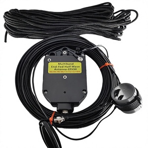 Antena de media onda alimentada por el extremo JYR8010-150W para radioaficionados, 8 bandas, 10m-80m, balun 1:64, no requiere ajuste, ideal para POTA/SOTA - Product Image 1