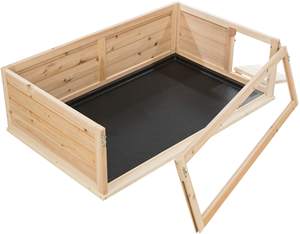 Corralito de madera Para interiores de animales pequeños, <span class=keywords><strong>Jaula</strong></span> Para hámster con vista Para tortugas, conejillo de indias - Product Image 2