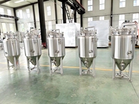 Réservoir de fermentation conique en acier inoxydable 100L 1BBL 200L 300L 500L 1000L 2000L 3000L à vendre