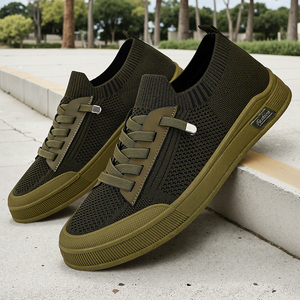 B-S60 Nouvelle Arrivée Transfrontalière Baskets Sportives Respirantes à Lacets pour Hommes Printemps-Été-Automne Haut de Gamme Polyvalentes - Product Image 4