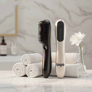 <span class=keywords><strong>Brosse</strong></span> lissante électrique portable sans fil rechargeable par USB à ions négatifs, mini peigne, alternative à <span class=keywords><strong>Tymo</strong></span> - Product Image 6