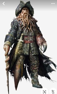 Statua in Silicone di Davy Jones <span class=keywords><strong>dei</strong></span> <span class=keywords><strong>Pirati</strong></span> <span class=keywords><strong>dei</strong></span> <span class=keywords><strong>Caraibi</strong></span> a Grandezza Naturale, Qualità Museale, Ultra Realistica - Product Image 3
