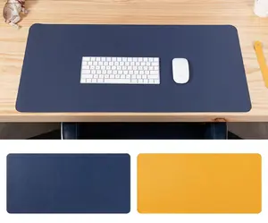 Fabrika nokta büyük boy Mouse Pad bilgisayar ofis deri masa üstü düzenleyici Pad oyun koruyucu masa masası Mouse Pad