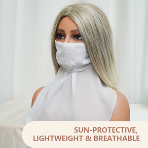 <span class=keywords><strong>Voile</strong></span> Qiaoqi en Soie de Mûrier Véritable à Prix Abordable, Protection Solaire Anti-Sable Anti-Buée Islamique - Product Image 3