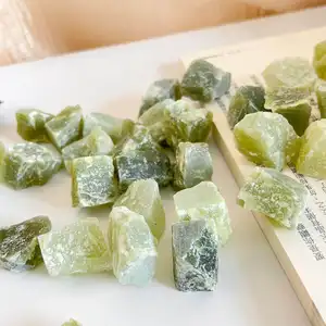 Serpentine Rough Gemstones And Crystals Raw Stones For Healing Chakra Balancing Natural Rocks For Tumbling And DIY