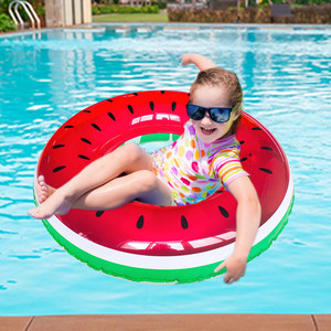 Inflatable PVC Swimming <b>Ring</b> For Child Watermelon And Pineapple Design 20 <b>Thickness</b> Pool Float - Product Image 3