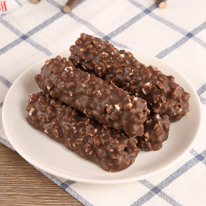 <span class=keywords><strong>Ligne</strong></span> de production entièrement automatique de barres chocolatées, rouleaux aux œufs, enrobage au chocolat, machine à fabriquer des barres chocolatées aux noix concassées - Product Image 6