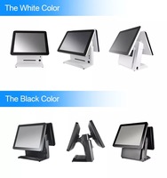 Pos matériel windows 15.6 pouces caisse enregistreuse android pos terminal point de vente système pos machine écran tactile
