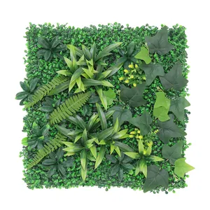 P4 finto muro pannello verticale giardino verde sfondo erba artificiale pianta siepe per la decorazione della parete