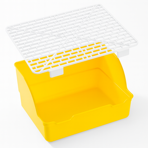 Grande toilette facile à nettoyer pour lapins, cochons d'Inde, litière intelligente pour chat, fournitures et ustensiles pour animaux de compagnie, toilette pour animaux - Product Image 3