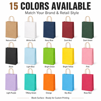 Sacs en papier kraft non couchés Yuanchuang Eco, personnalisables avec logo de marque, taille et couleur personnalisables, plusieurs tailles standard