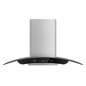 Hot Sale Hotte de cuisine électrique intelligente à nettoyage automatique en acier inoxydable, type <span class=keywords><strong>cheminée</strong></span>, pour usage domestique et hôtelier, faible niveau sonore - Product Image 1