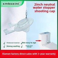 Accesorios de inodoro de plástico duro de PVC directo de fábrica, cubierta de válvula de drenaje y enchufe de válvula de parada de agua FM, uso en el baño