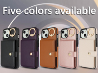 Casing Anti Benturan dengan Ring Kickstand & Penyangga Dompet untuk Samsung S26FE A56 A57 A36 S25FE iPhone 17 Air