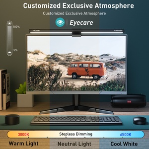 Northland tốt nhất cong LED nghiên cứu đèn máy tính lampra de màn hình thanh ánh sáng màn hình treo ánh sáng cho văn phòng nhà - Product Image 4