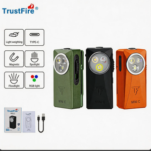 Trustfire MINIC 3-in-1 Kleine EDC-Taschenlampe mit Magnetclip, Spotlight, Flutlicht und Rotlicht für den Außeneinsatz - Product Image 1